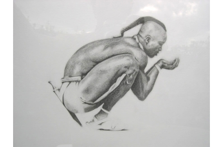 Miembro de la tribu de los Himba